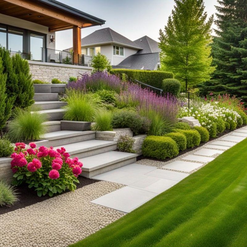Terraced Garden Landscape Design