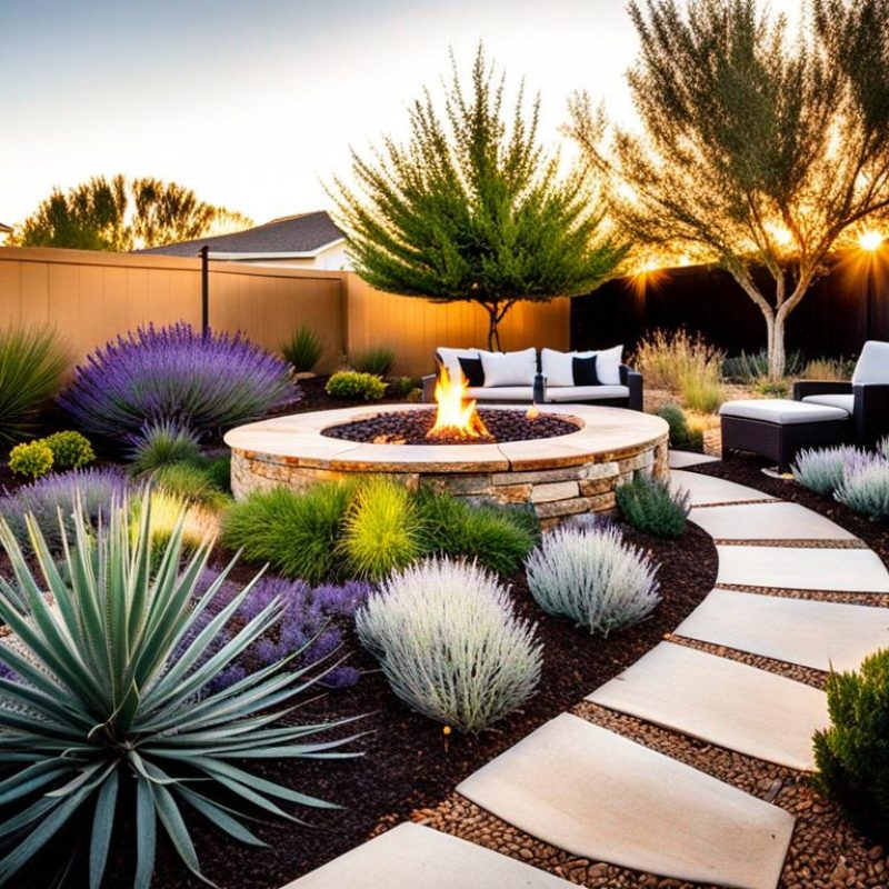Xeriscaping Garden